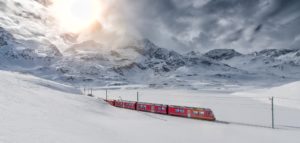 Glacier Express, Switzerland Snow Train