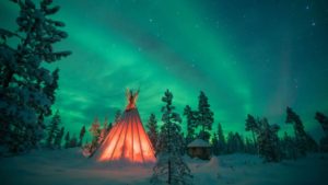 Saariselka, Finland Aurora in Finland
