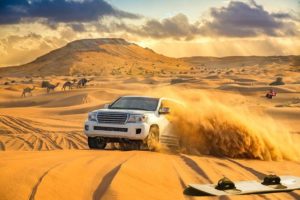 Lahbab Desert, United Arab Emirates Dune bashing