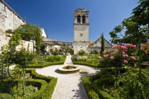 Medieval Monastery Mediterranean Garden Šibenik Croatia