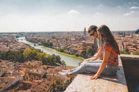 Romantic holiday destination Verona, Italy