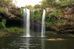 Visit waterfalls in the Bay of Islands