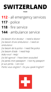 Emergency Numbers You Should Know in Switzerland