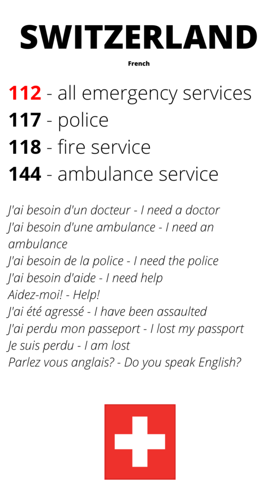 Emergency Numbers You Should Know in Switzerland Traveladvo