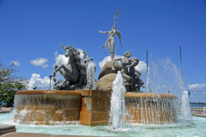 Raices Fountain in Paceo La Princesa Visit the Old San Juan 7 Best Places to Travel in Puerto Rico