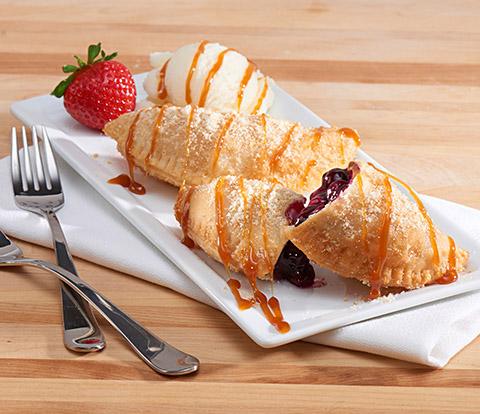 Fruit-filled empanadas deserts in Costa Rica