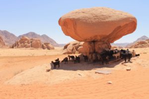 Lawrence of Arabia flim in Wadi Rum Jordan