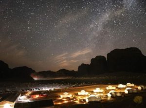 Spending a night in Wadi Rum Jordan