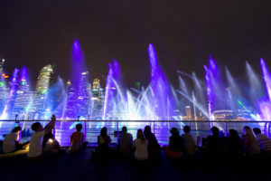 Watch spectra light and water show