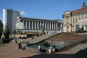 Birmingham City center and Victoria Square