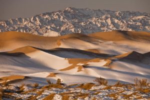 Gobi Desert in winter