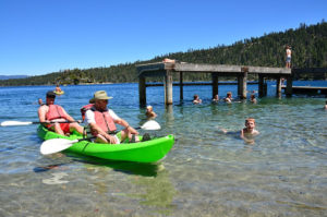 Visiting Emerald Bay beach