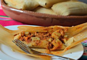 Tamales Mexican street food