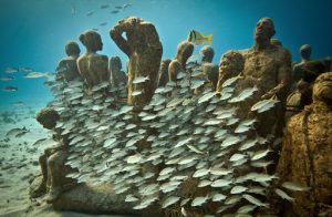 Underwater Museum in Cancun Mexico