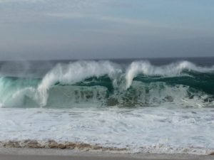 Why are the beaches in Cabo not swimmable?