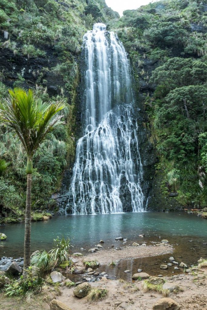 Karekare waterfall on North Island