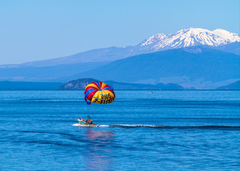 Lake Taupo in North Island NZ