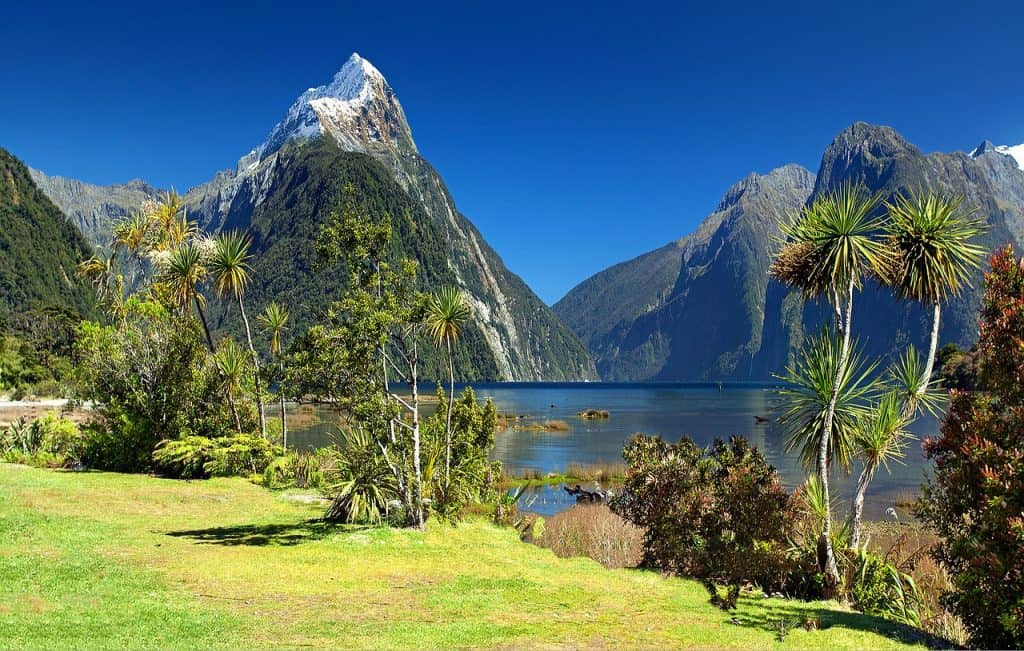 Milford Sound on Southland New Zealand