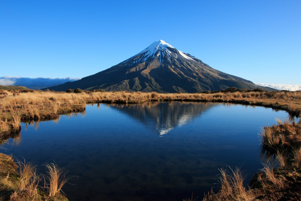 Mount Taranaki in Stratford in NZ