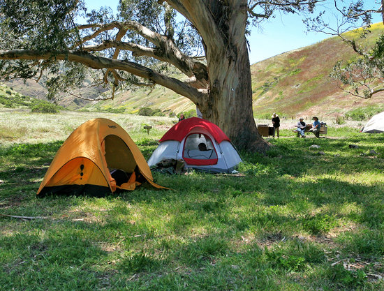 Santa Cruz Island camping