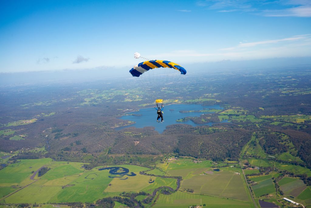 Skydiving in Yarra Valley