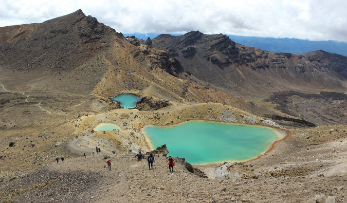 Tongariro Alpine Crossing Hike in New Zealand North Island 