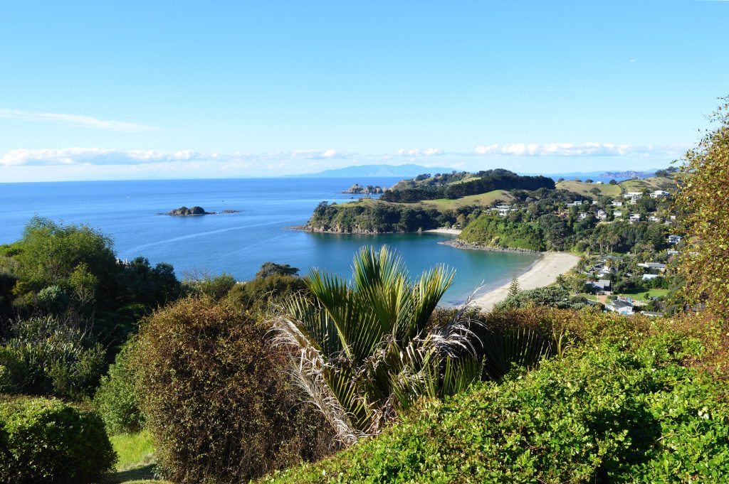 Waiheke Island on North Island in New Zealand