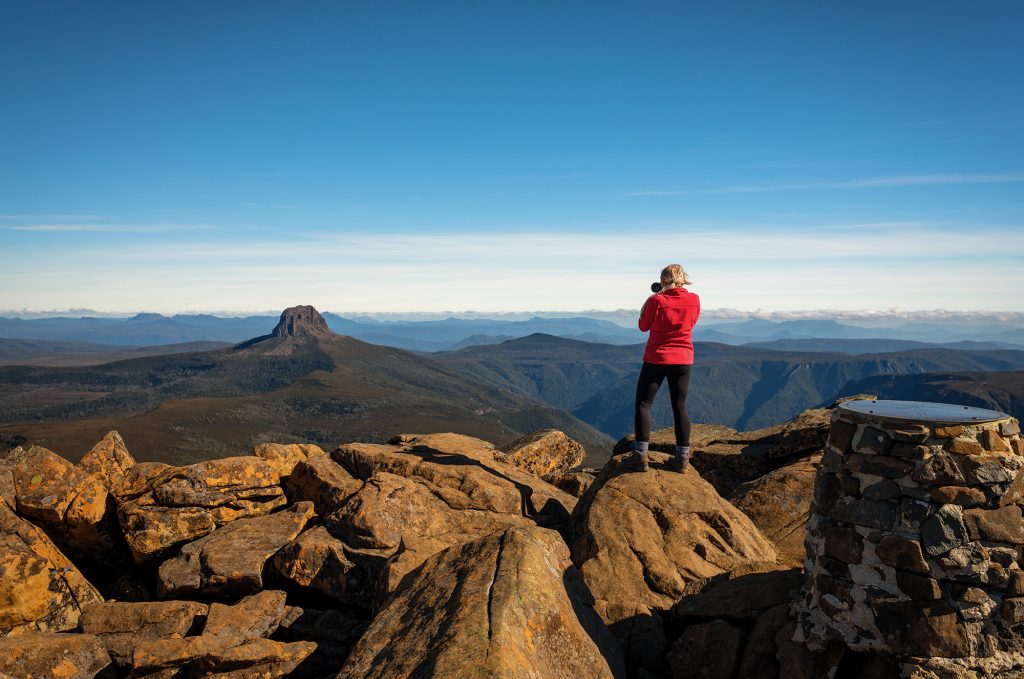Cradle Mountain Summit in Tasmania Australia