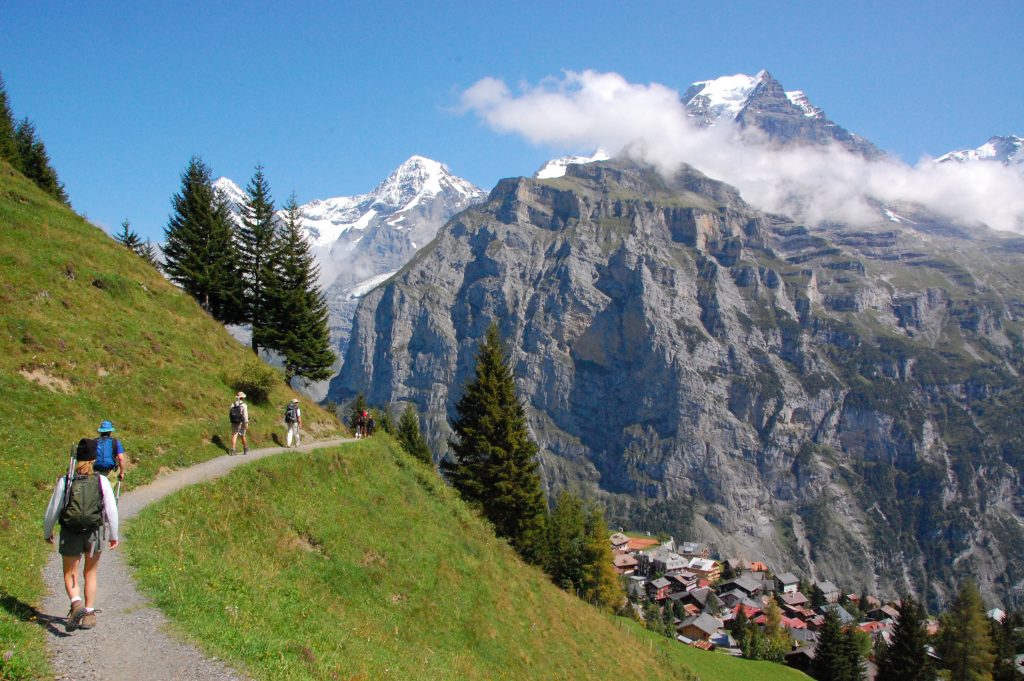 Lauterbrunnen Hikes in Interlaken in Switzerland