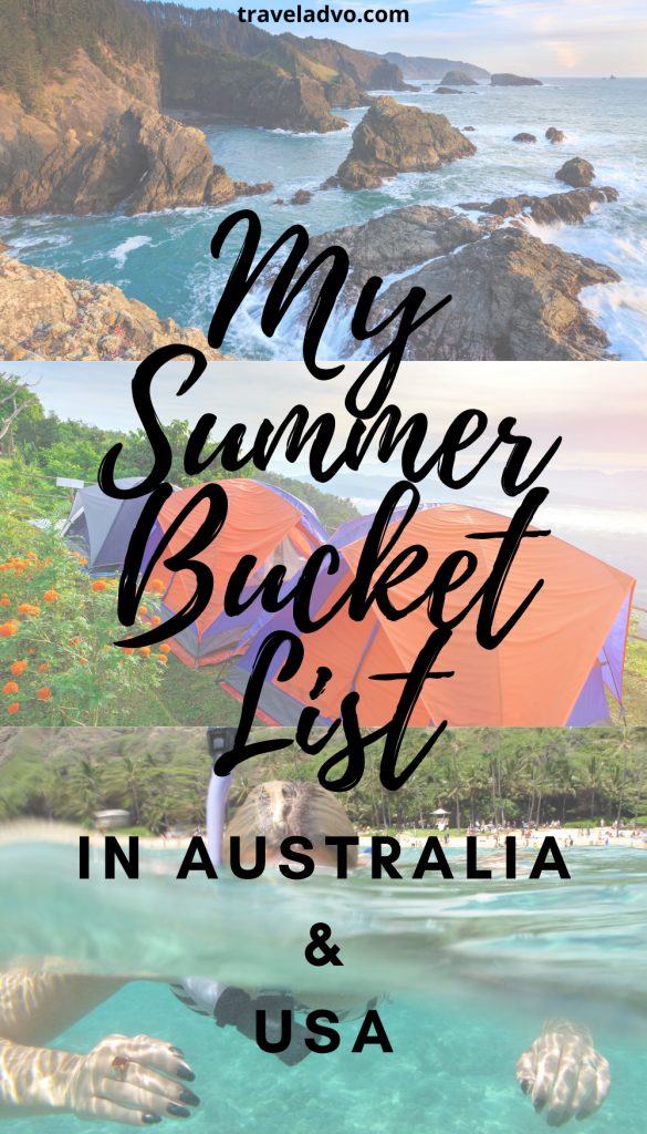 Summer Bucket list 