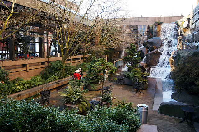 Visit Waterfall Garden Park in Seattle