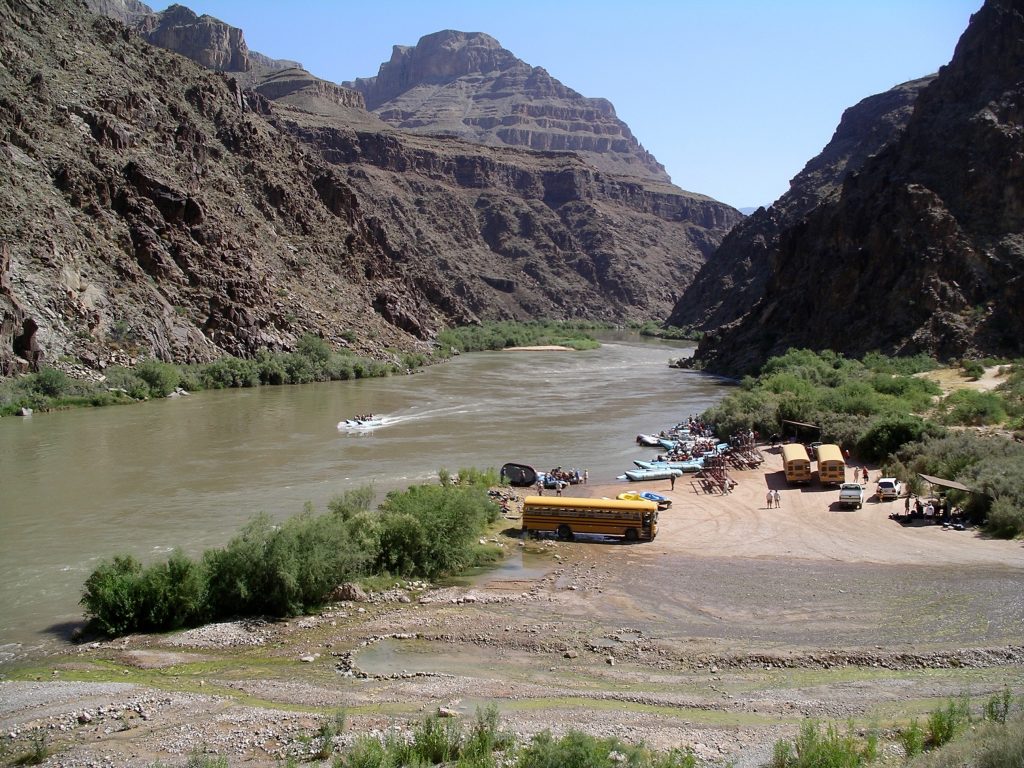 Diamond Creek Beach in Arizona