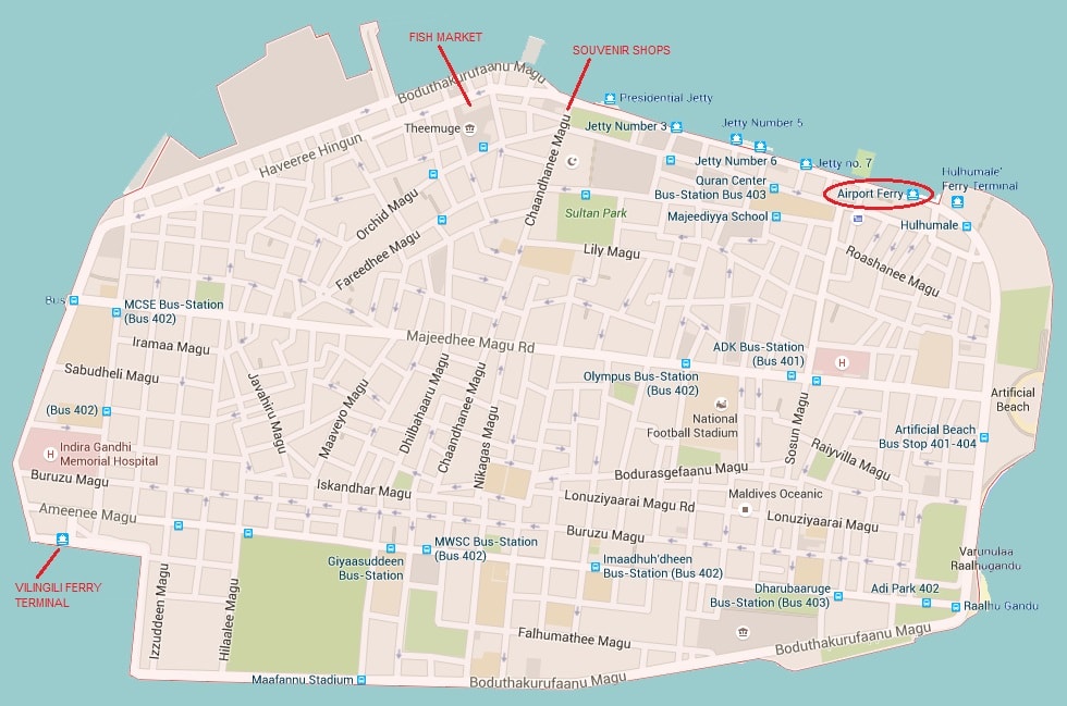 Male' Map