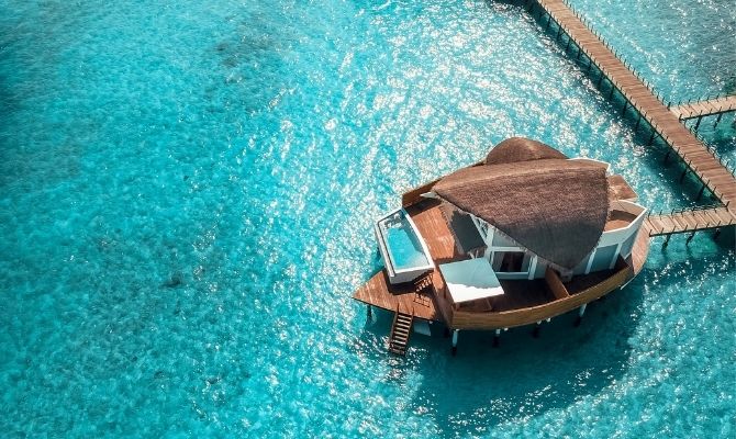 Overwater Bungalows in the Maldives