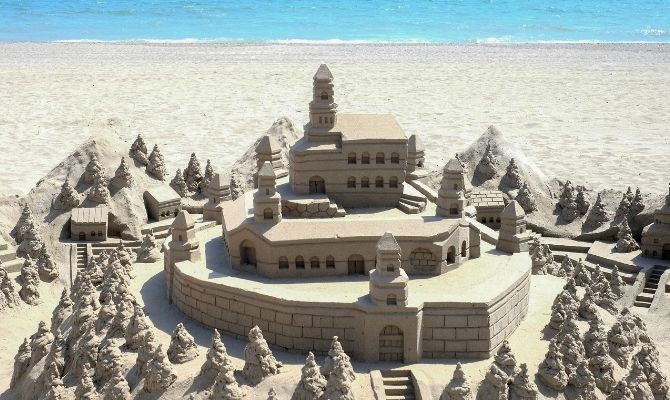 Beach Sand Sculptures Destin Florida