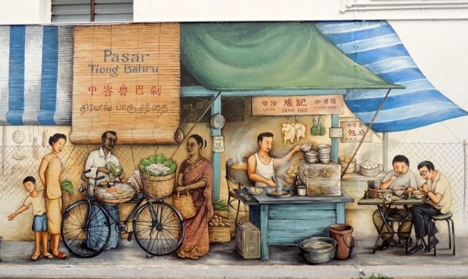 Tiong Bahru Street Art Singapore