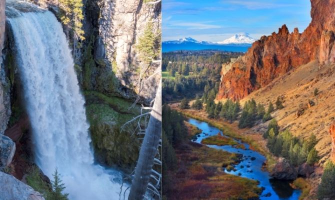 Tumalo Falls and Smith Rock Oregon