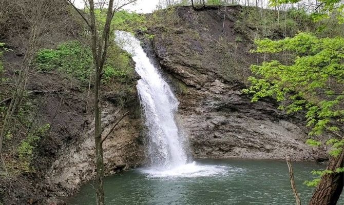 Waterfalls in Pennsylvania Hinkston Run Falls