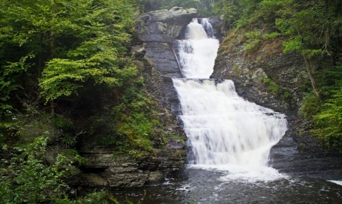 Waterfalls in Pennsylvania Raymondskill Falls