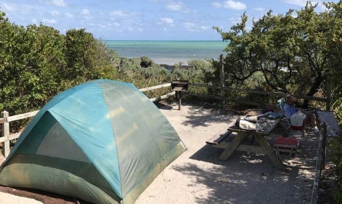 Camping in Bahia Honda State Park FL