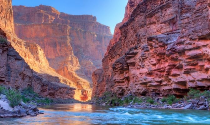 Colorado River in Grand Canyon, Arizona