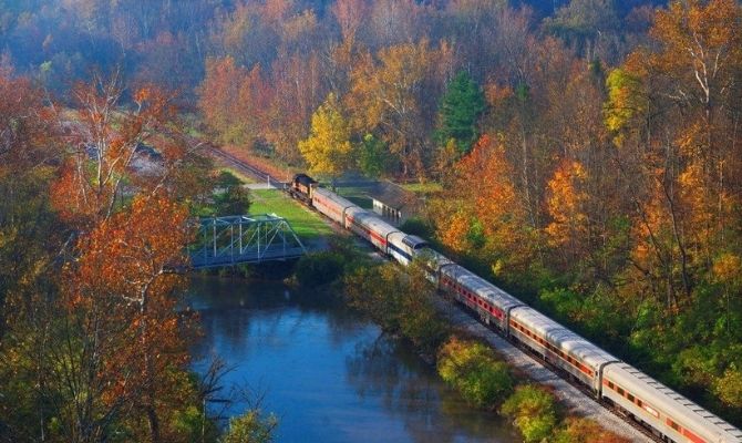 Cuyahoga Valley Scenic Train Ride Ohio