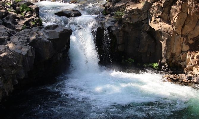 Lower Mccloud Falls, Siskiyou County California