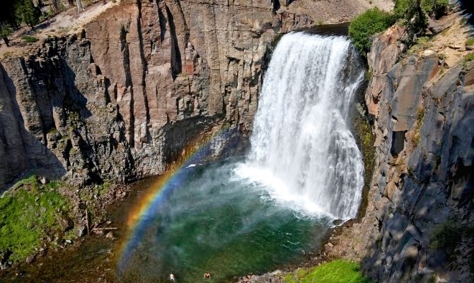 Rainbow Falls, Devils Postpile National Monument, Mono County