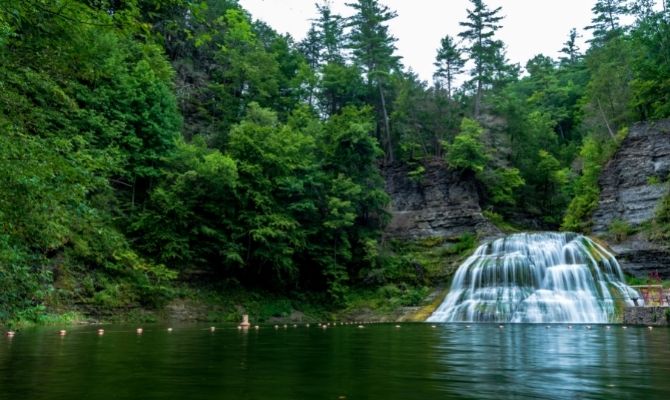 Waterfalls in New York Lucifer Falls, Robert H Treman State Park