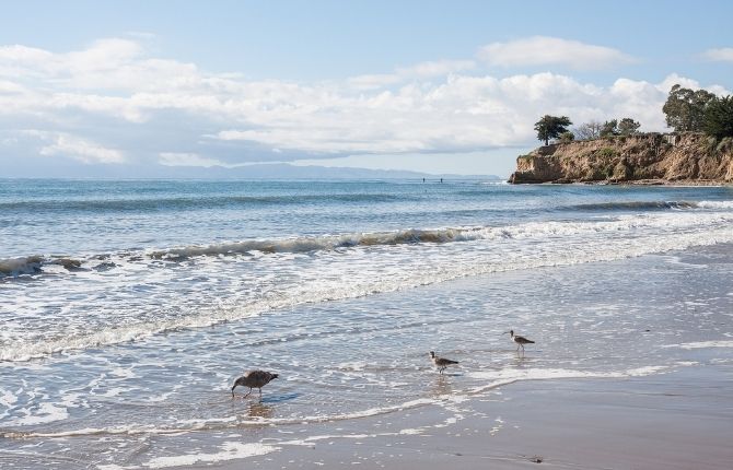 Beaches in Santa Barbara Leadbetter Beach