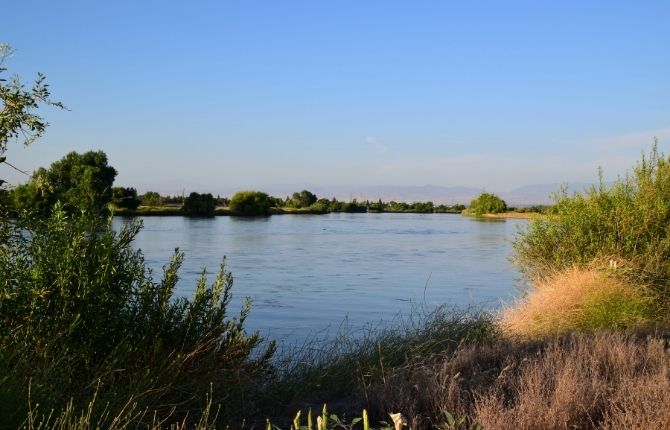Kern River in Bakersfield CA