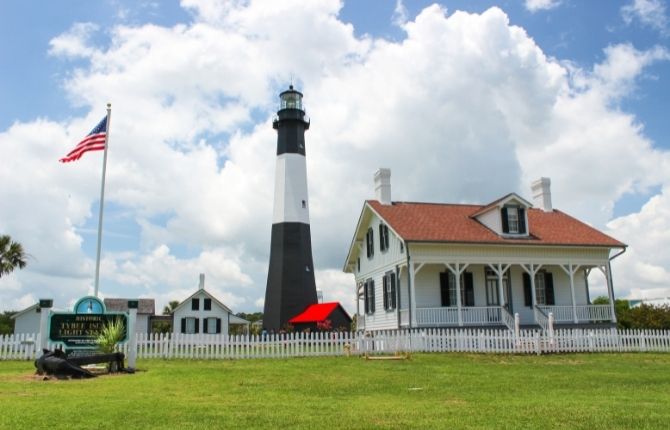 Tybee Island Lighthouse in Georgia