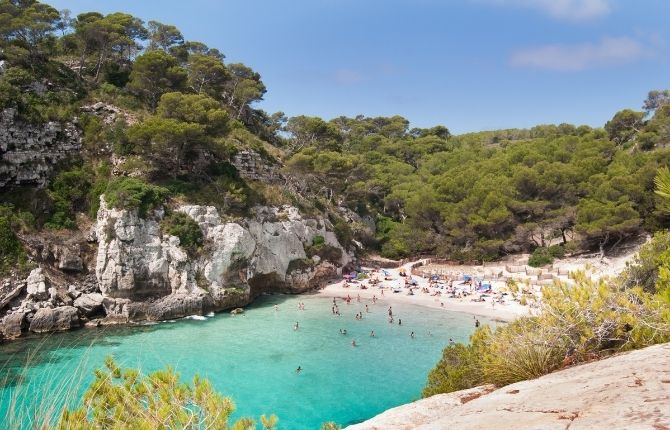 Cala Macarelleta, Mahón Spain