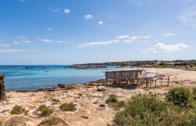Es Pujols Beach, Formentera